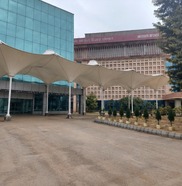 ILBS Hospital, Basant Kunj tensile structure, Ekra Decor &mdash; photograph 4